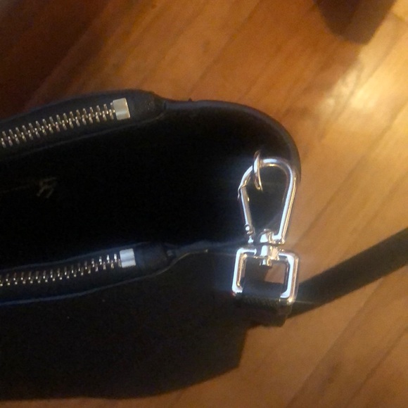 Black Tory Burch Tote Bag with Diamond Print - Picture 7 of 8